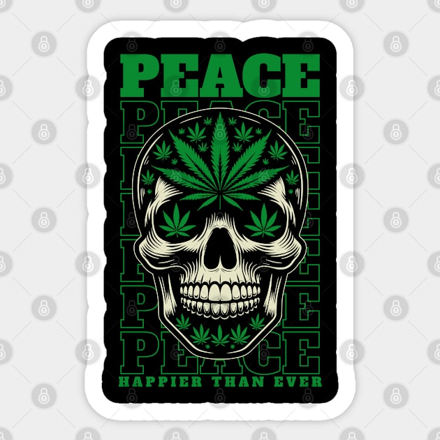 Weed concept Sticker by peace and love